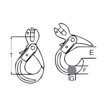 Gancho clevis automático grau 8 - Image 2