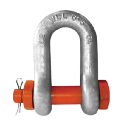 Manilha reta alloy com pino porca e cupilha - MP2